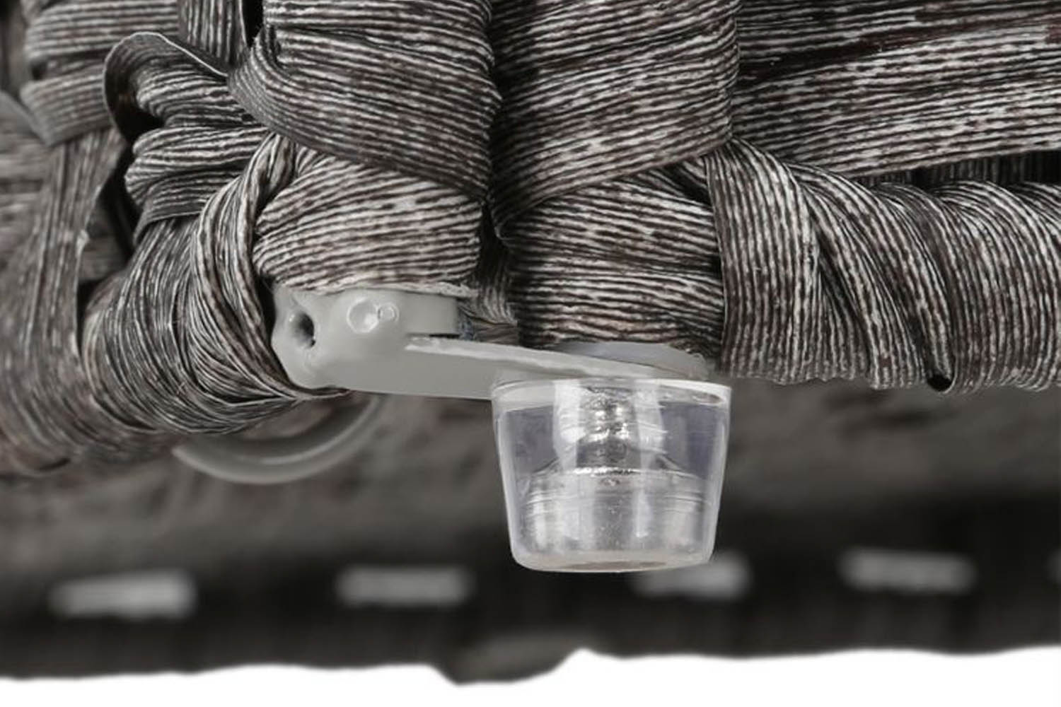 Songmics LCB51WG Handwoven Laundry Basket | Gray-2