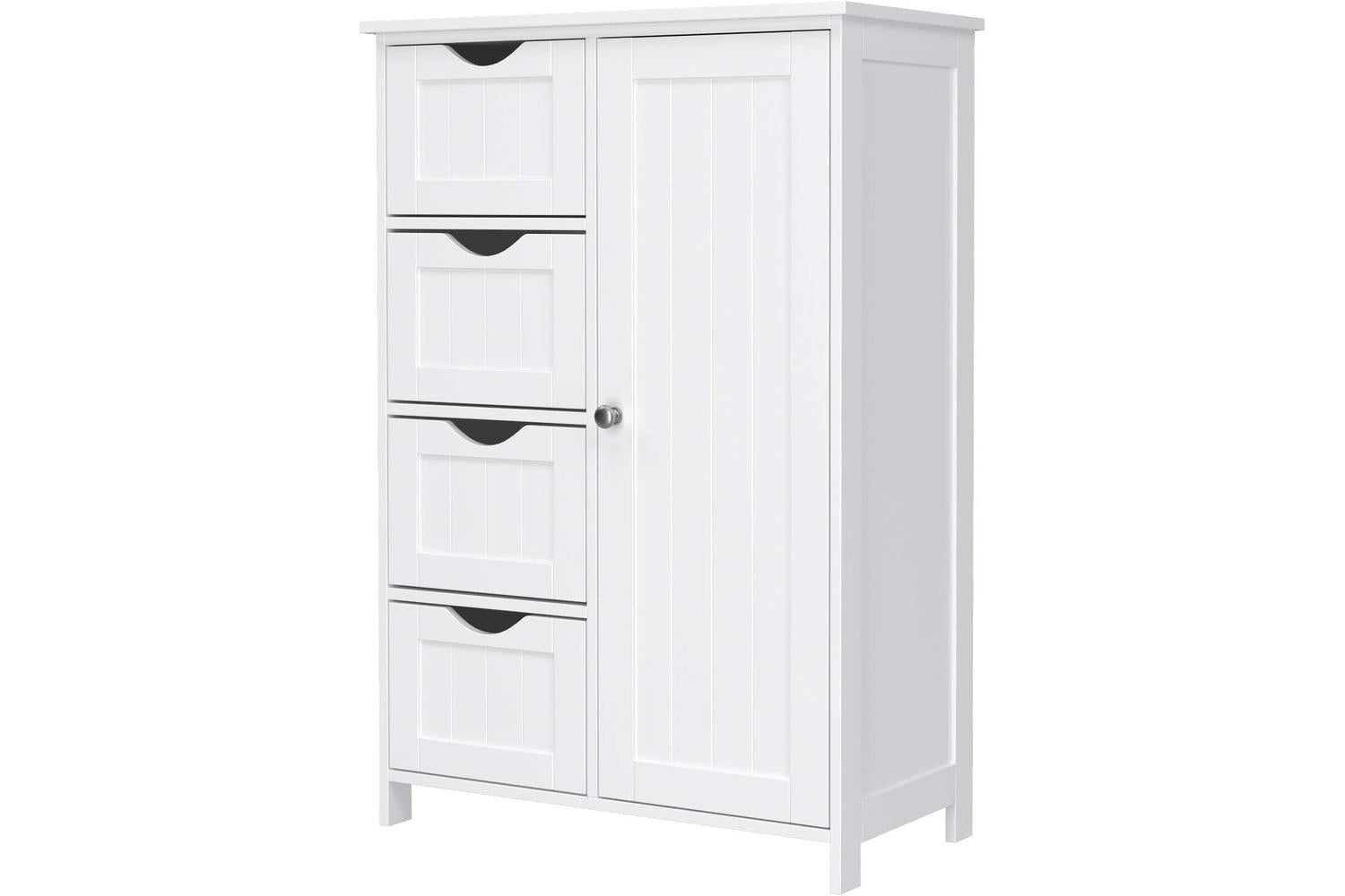 Vasagle Bathroom Storage Cabinet with Drawers | White