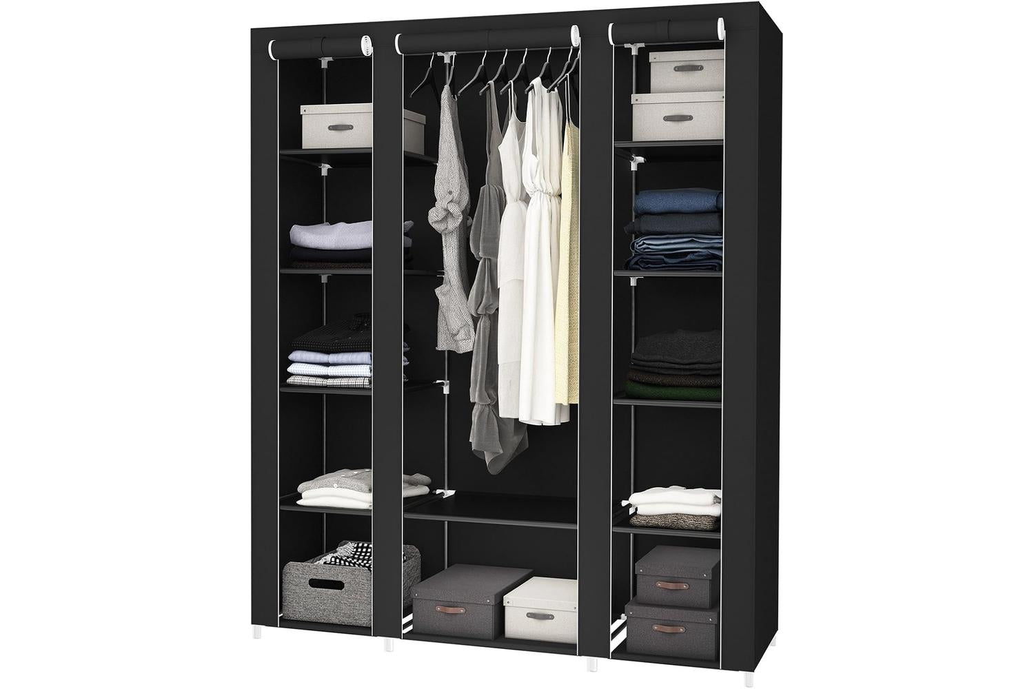 Songmics Portable Clothes Closet | Black-2