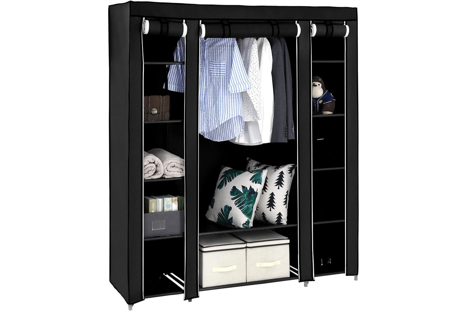 Songmics Portable Clothes Closet | Black-3
