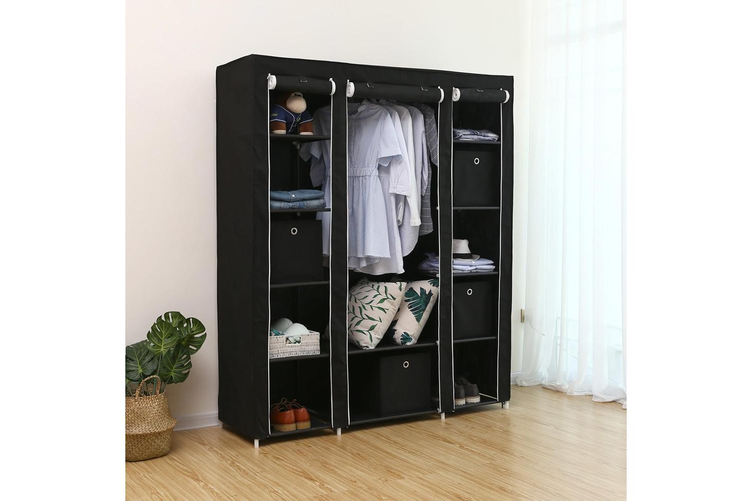 Songmics Portable Clothes Closet | Black-4