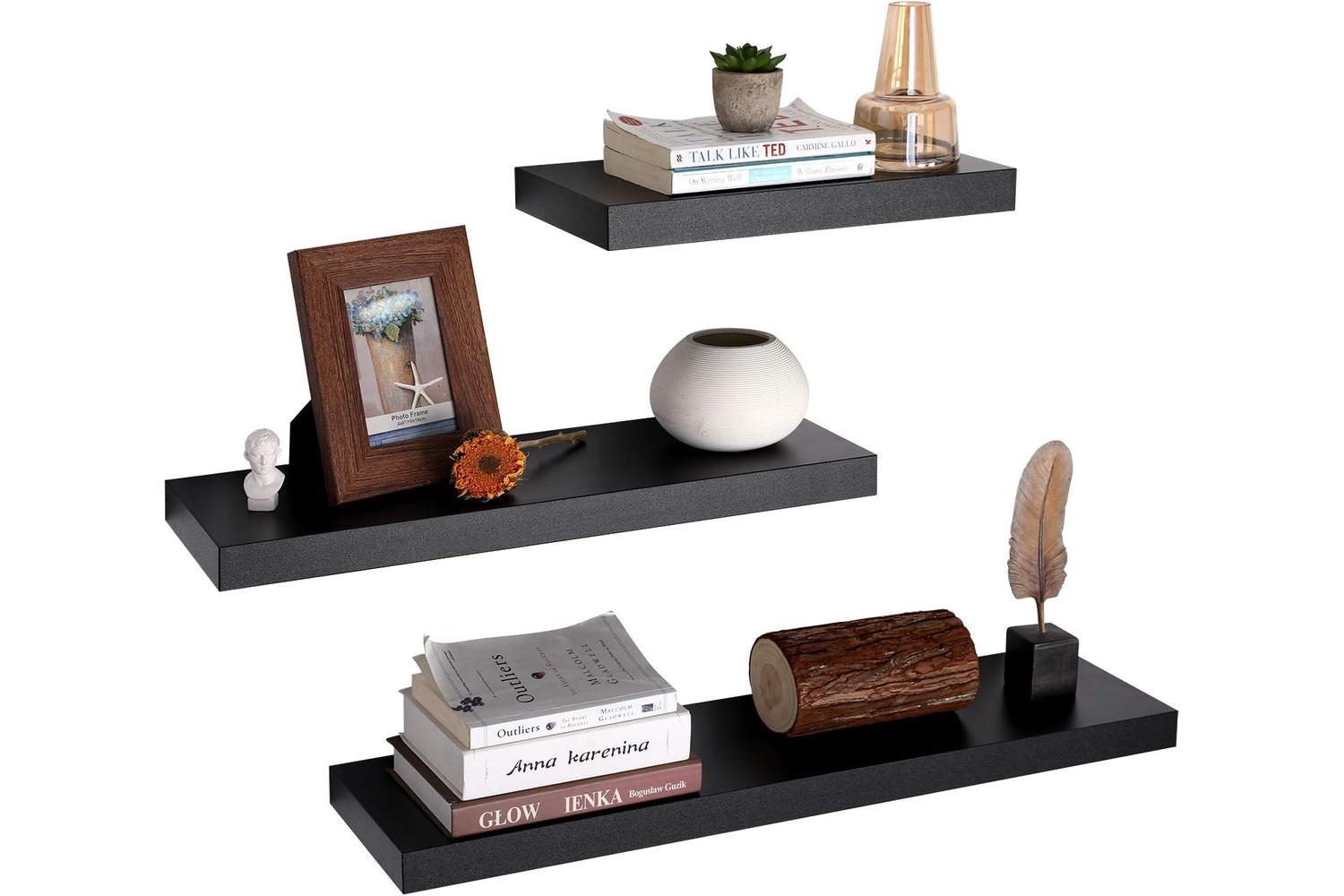 Vasagle Vintage Floating Shelf | Rustic Brown-4