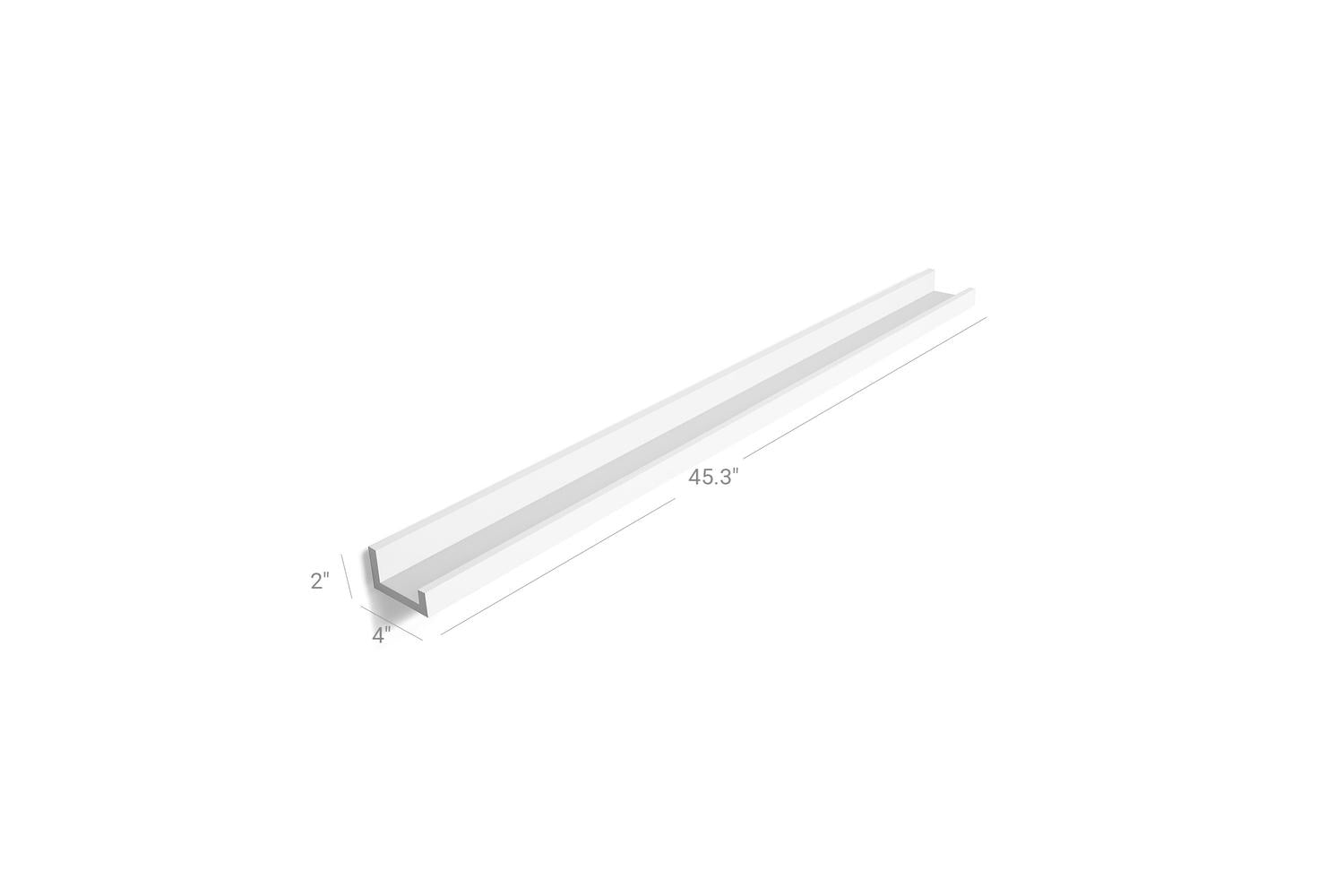 Songmics Picture Ledge Floating Shelf | White-8