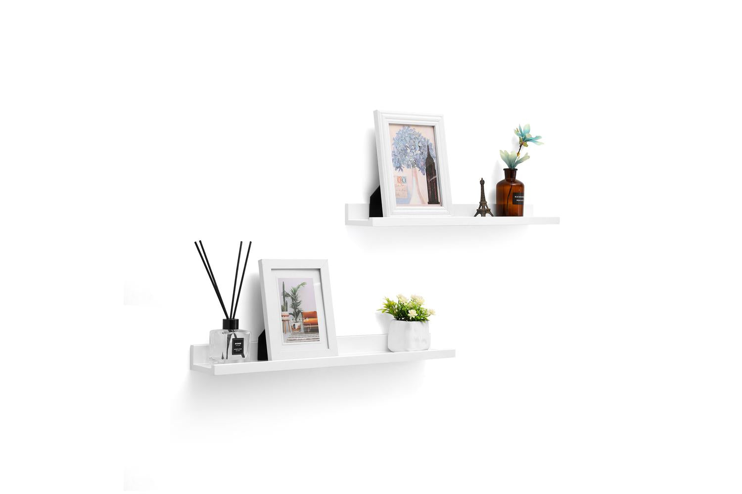 Songmics Floating Shelving Ledge | White-3