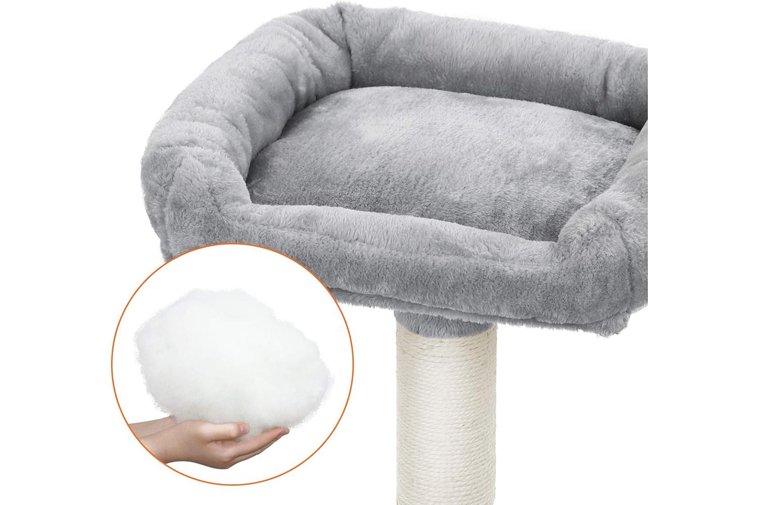 Feandrea Dual Platforms Cat Tree | Light Grey-6