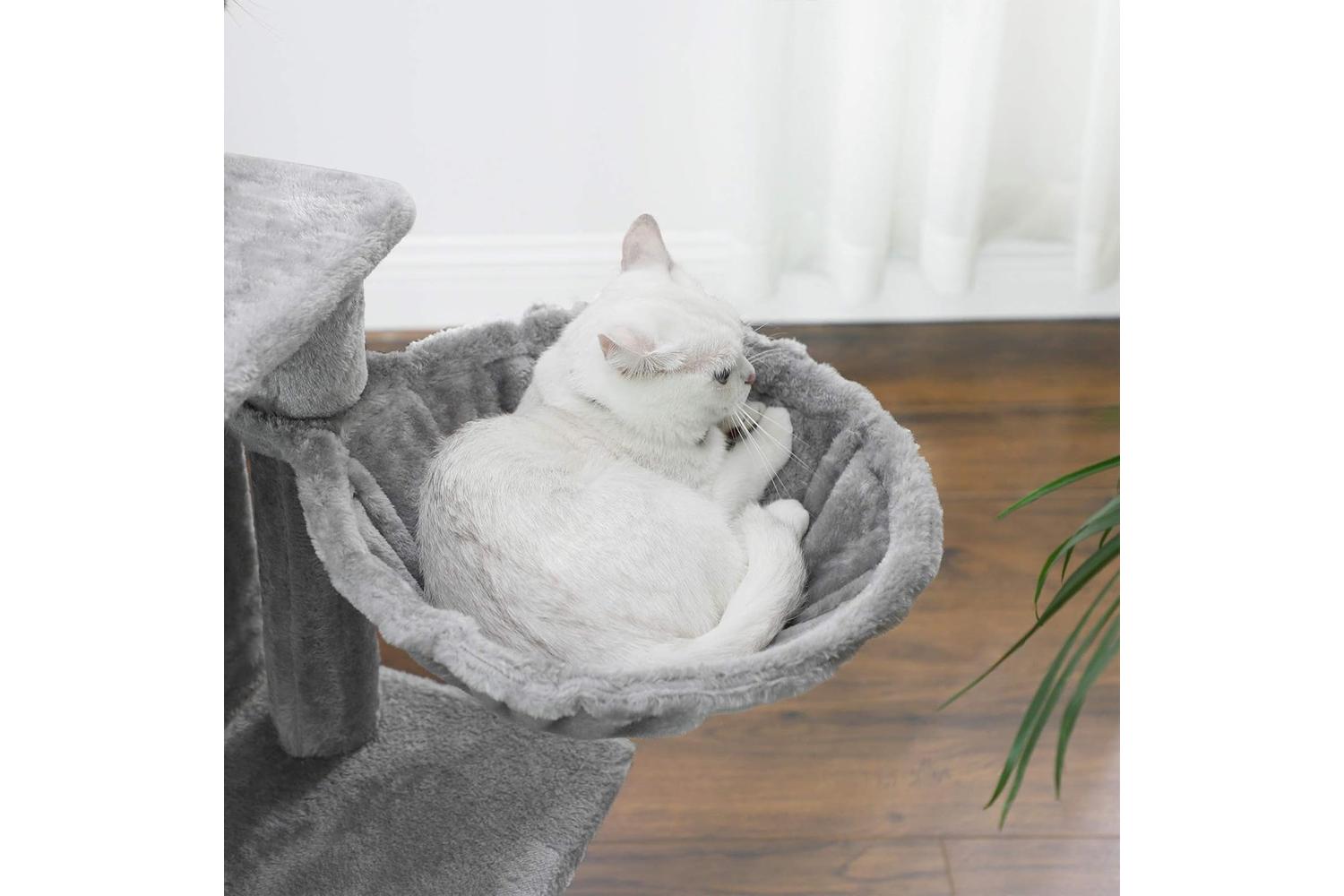 Feandrea  Large Condo Cat Tree | Light Gray-4