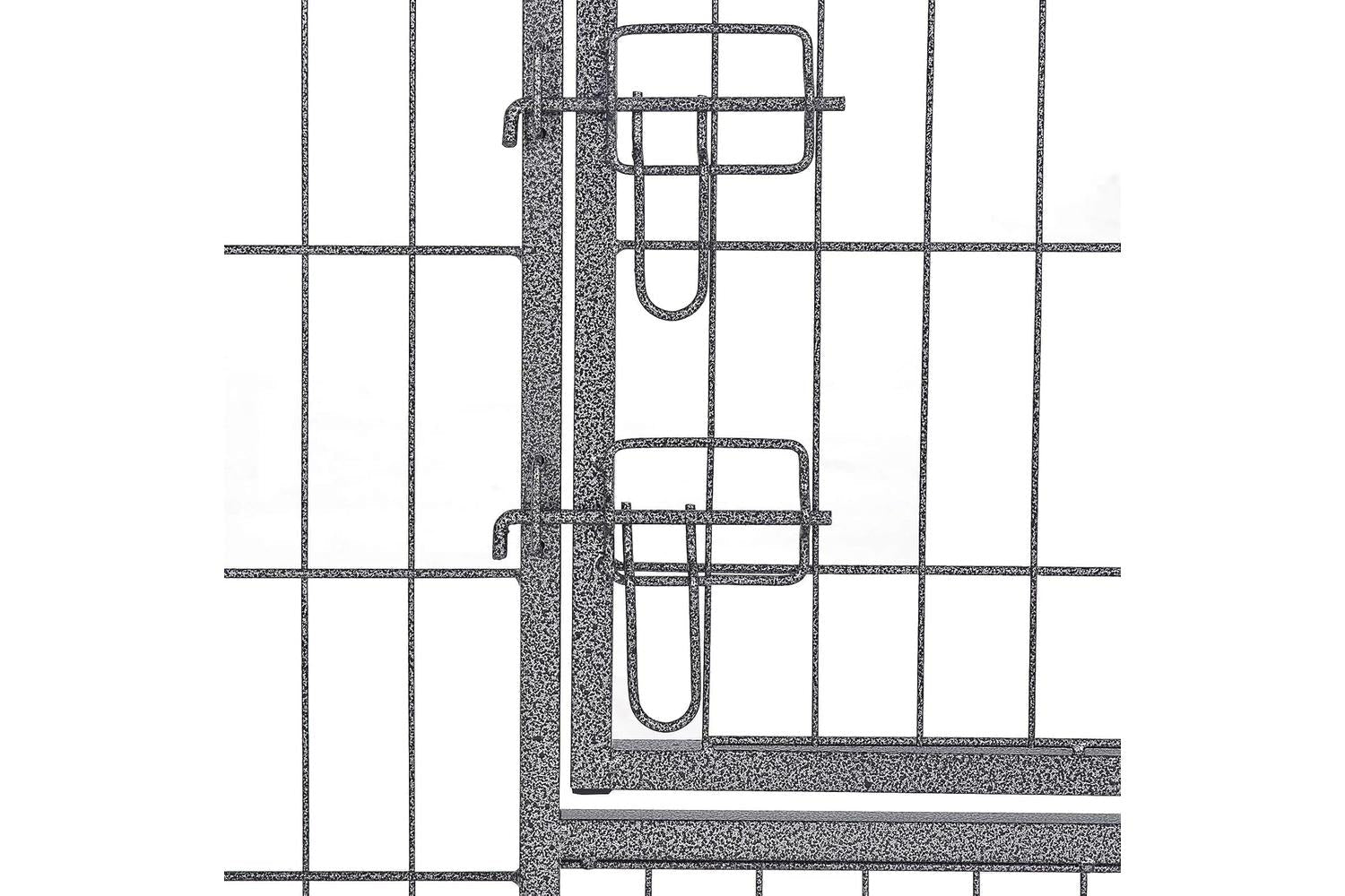 Feandrea Indoor Pet Playpen | Grey & Black-8
