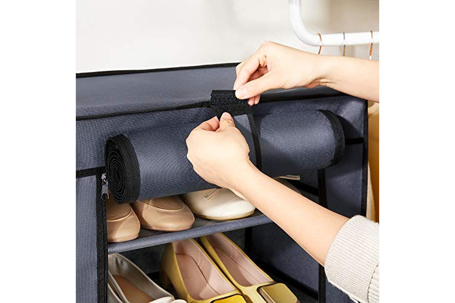 Songmics  7-Tier Shoe Storage Cabinet | Grey-6