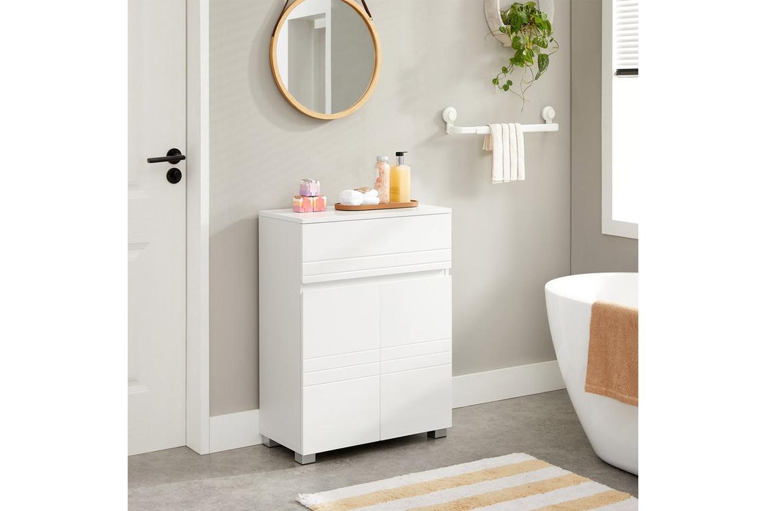Vasagle BBK140W01 Bathroom Cabinet | White-3