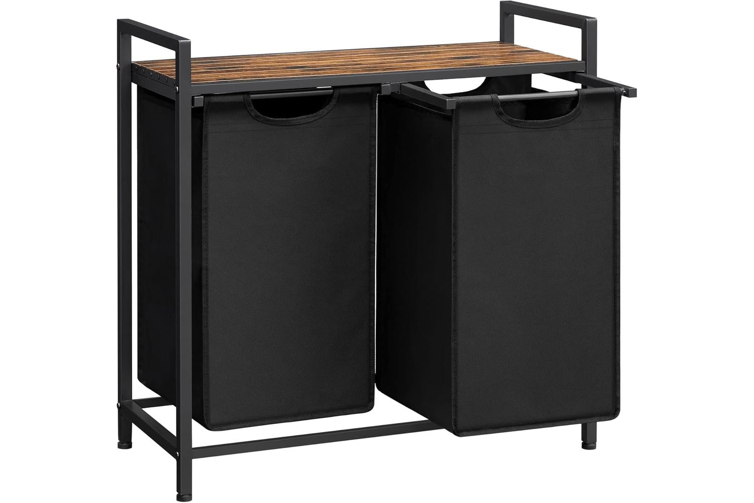 Vasagle BLH201B01 Laundry Basket with 2 Compartments