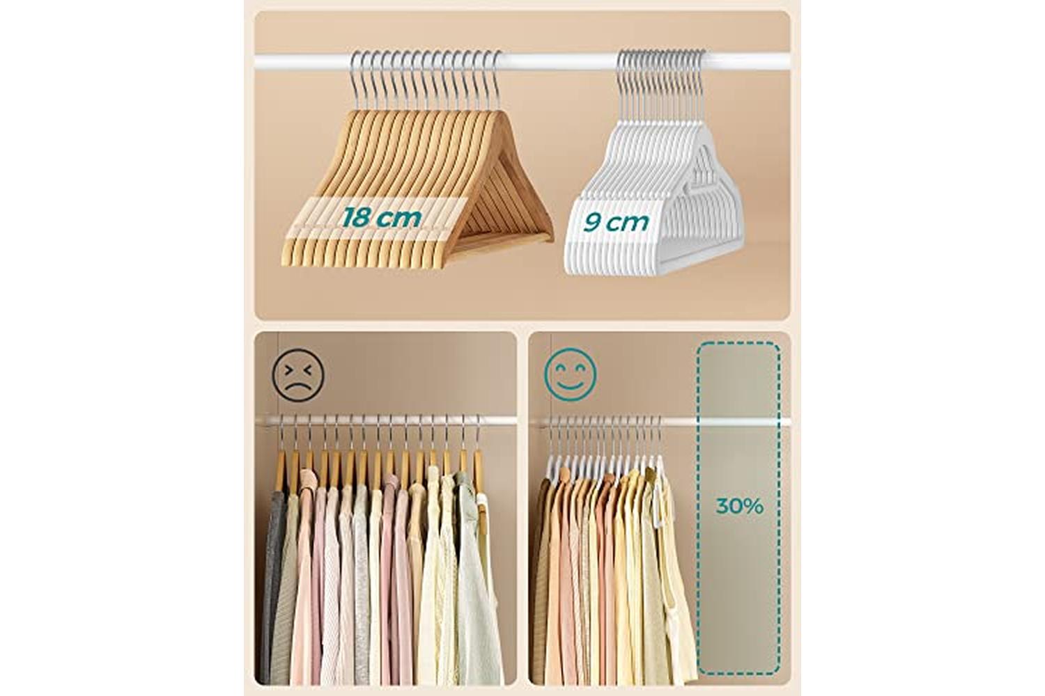 Songmics CRF020W02 Hanger | White-6