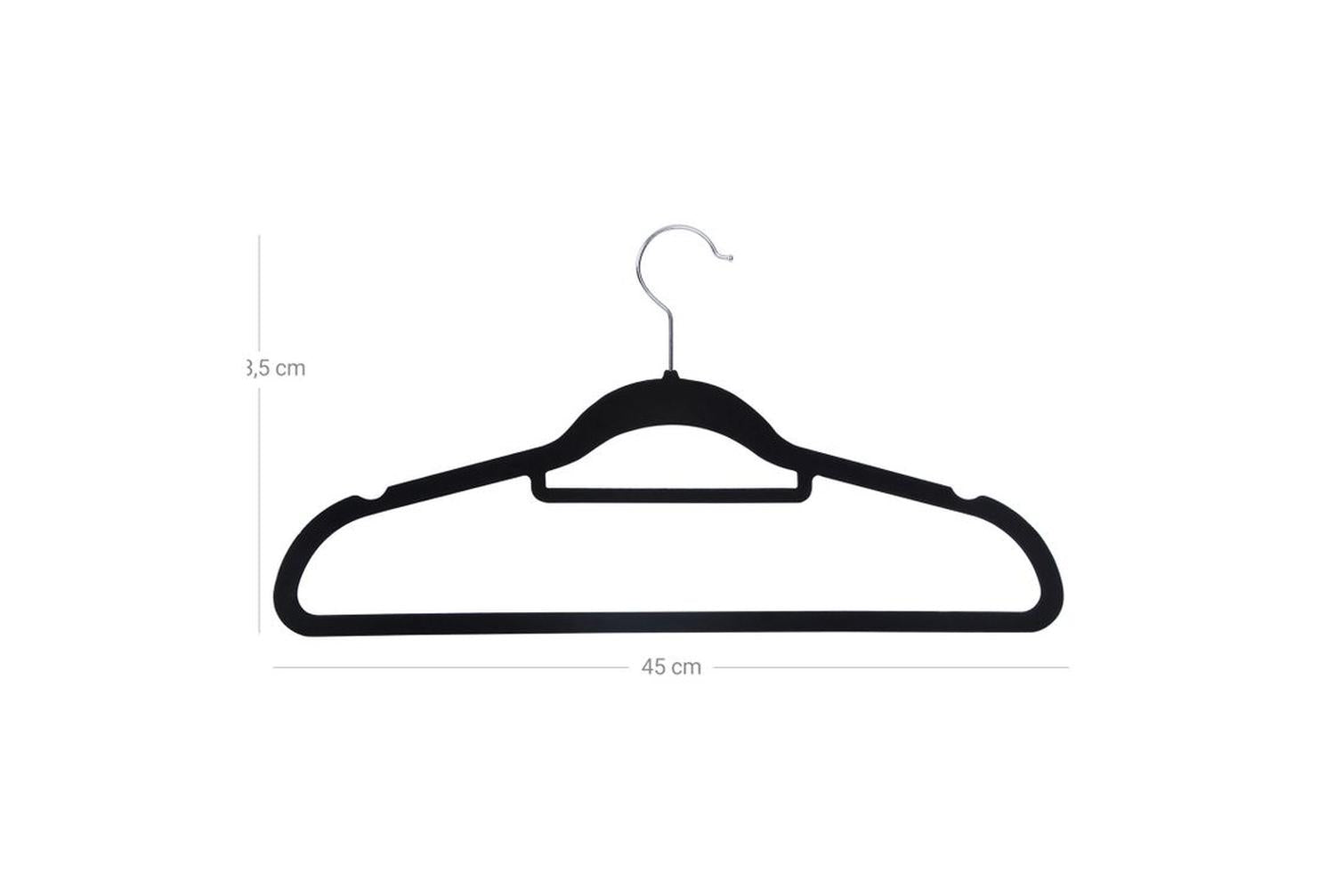Songmics CRF50B Ultra Thin Velvet Hangers-6