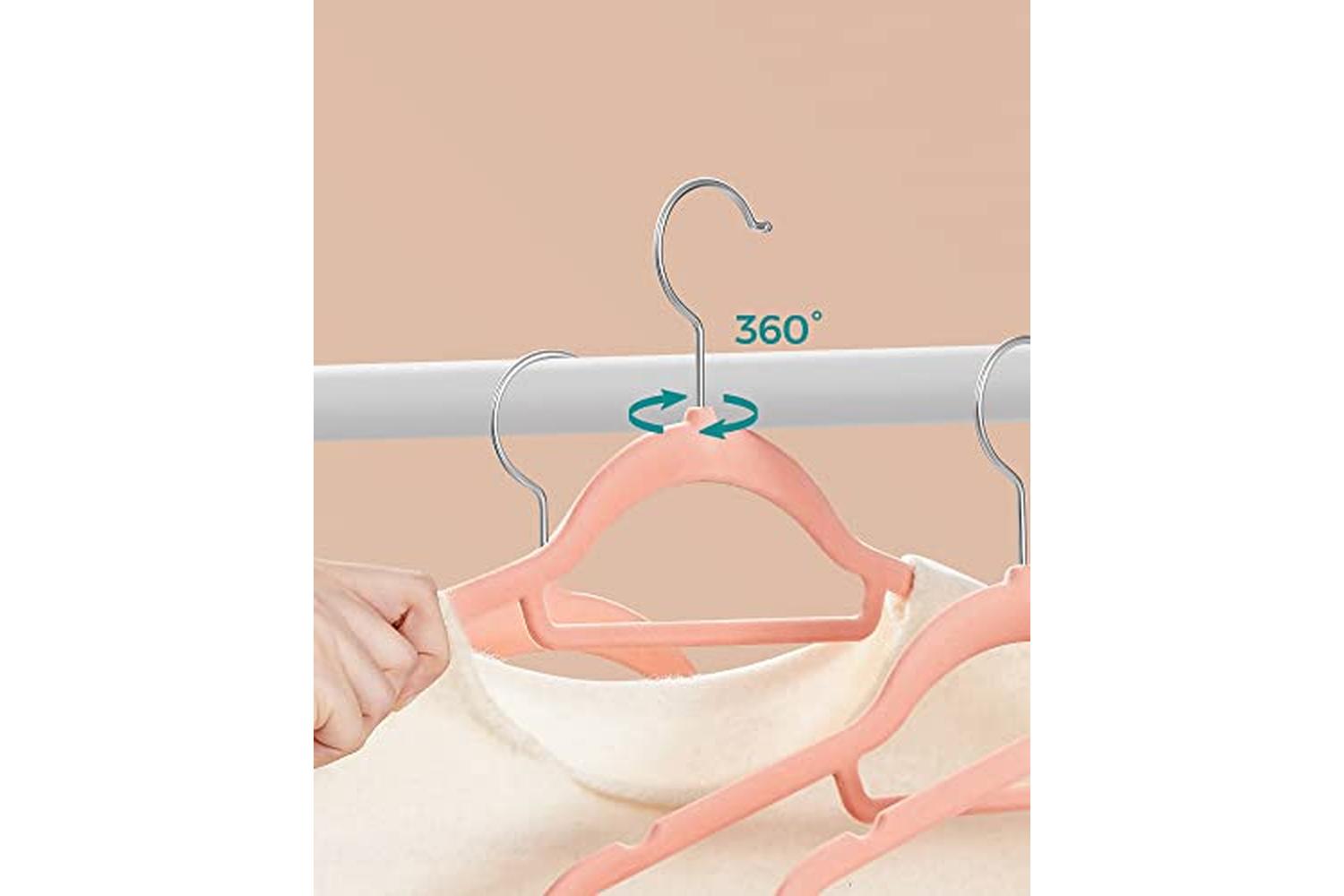 Songmics CRF50PK Hanger | Light Pink-6