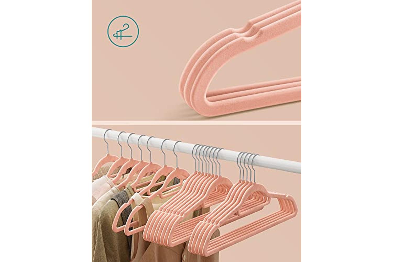 Songmics CRF50PK Hanger | Light Pink-7