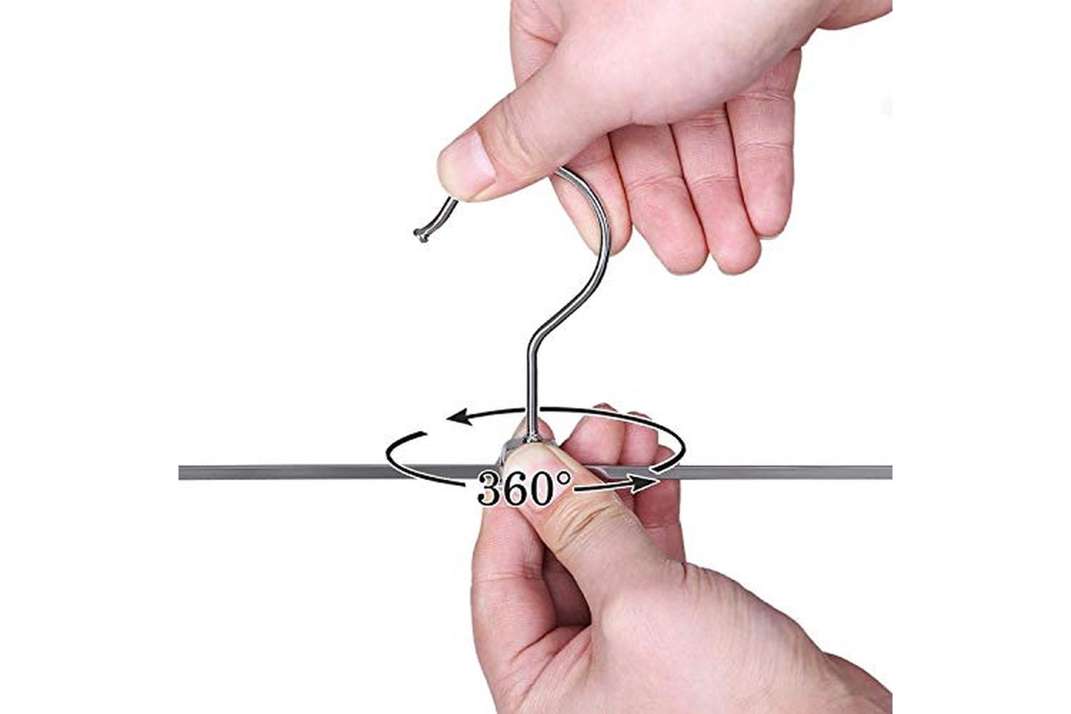 Songmics CRI003-20 Metal Trouser Hangers 20 Pieces-6