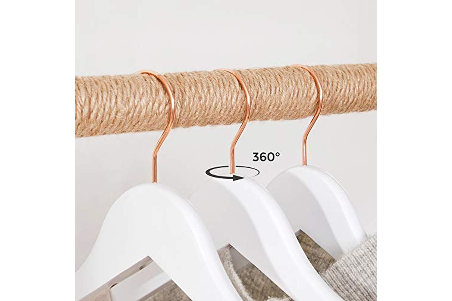 Songmics CRW001W01 Wooden Hangers | Set of 20 | White-4