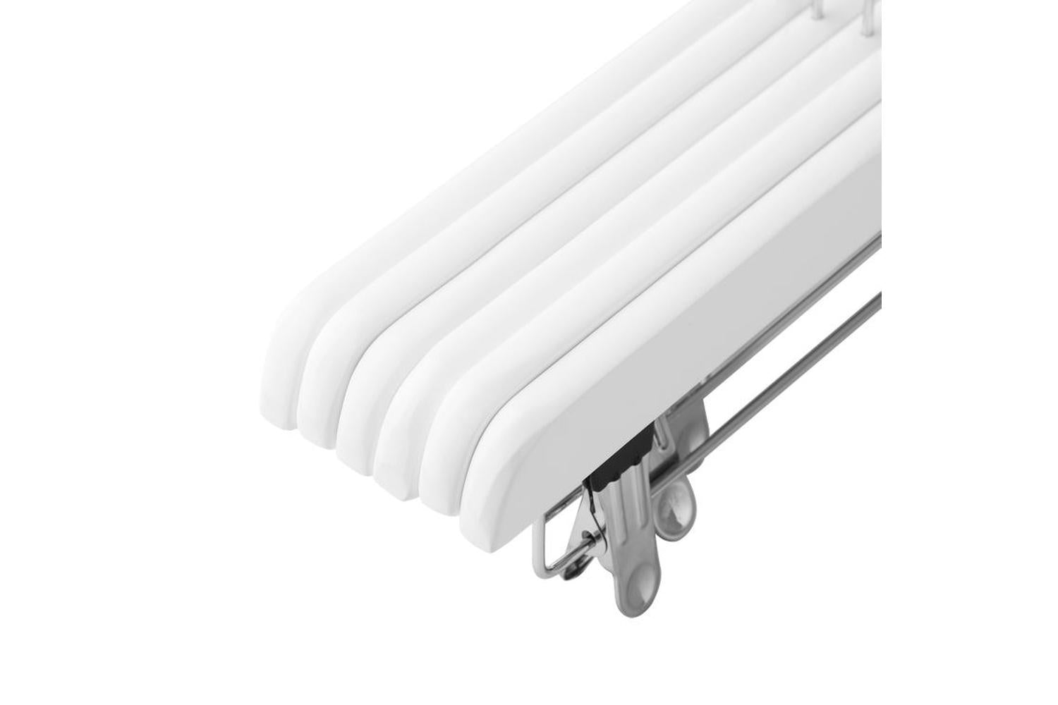 Songmics CRW008WT-8 Adjustable Trouser Hangers 8 Pieces | White-5