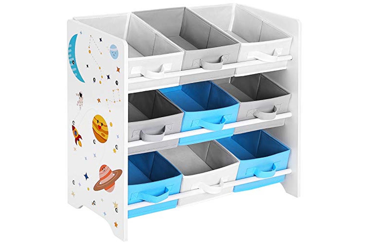 Songmics GKR33WT Children's Room Shelf for Toys