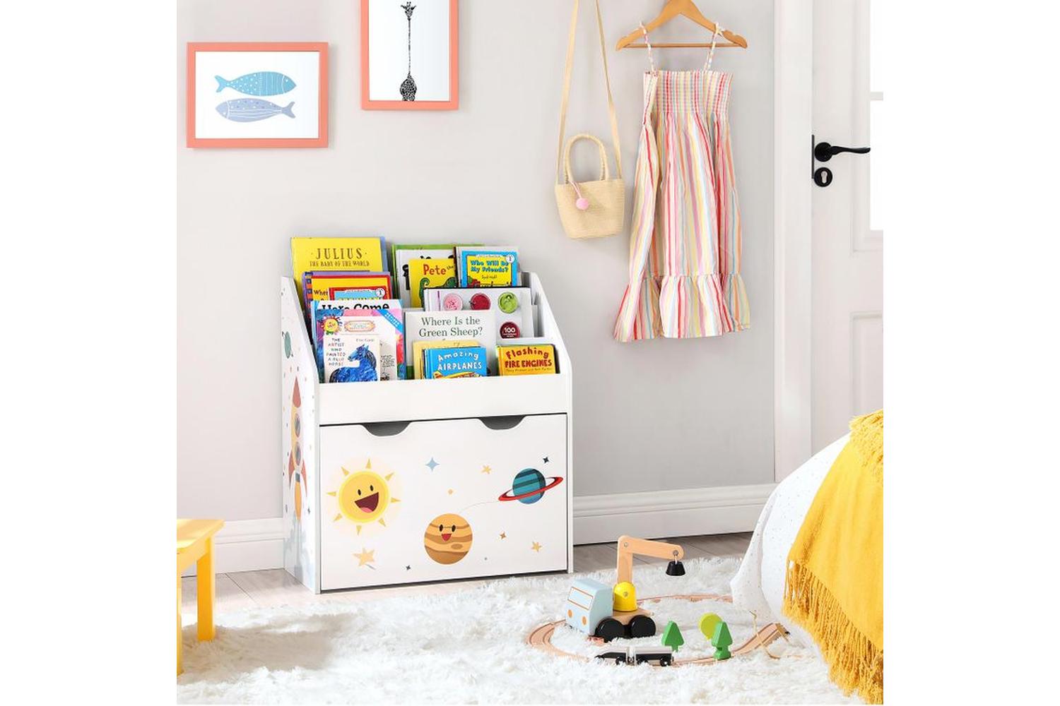Songmics GKR41WT Toy Shelf-3