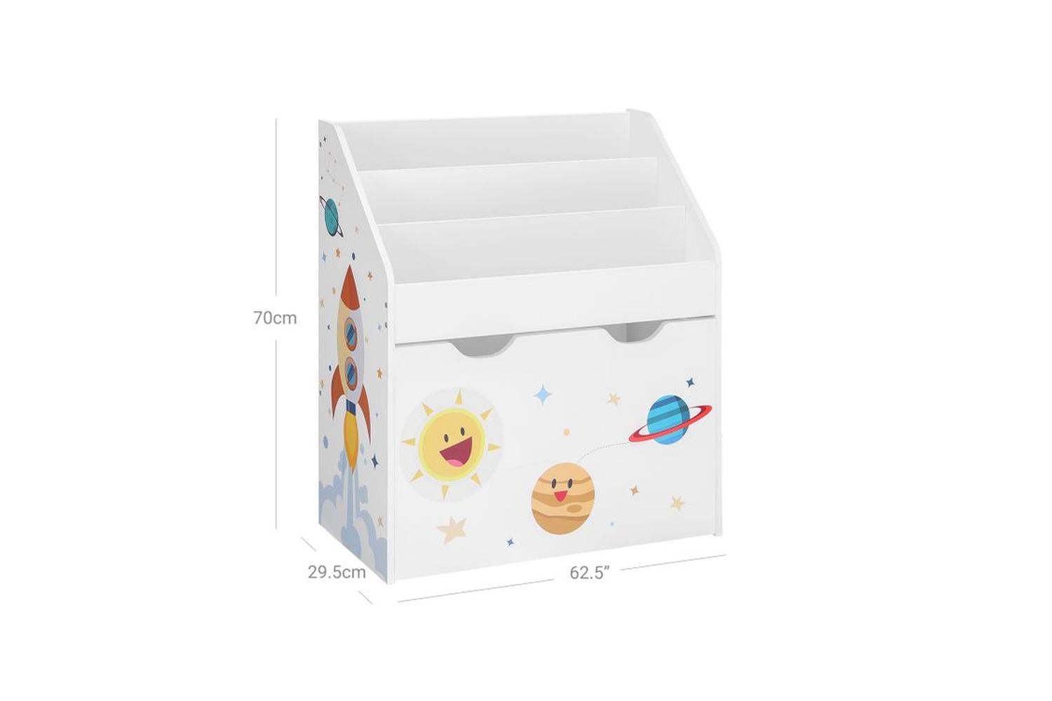 Songmics GKR41WT Toy Shelf-7