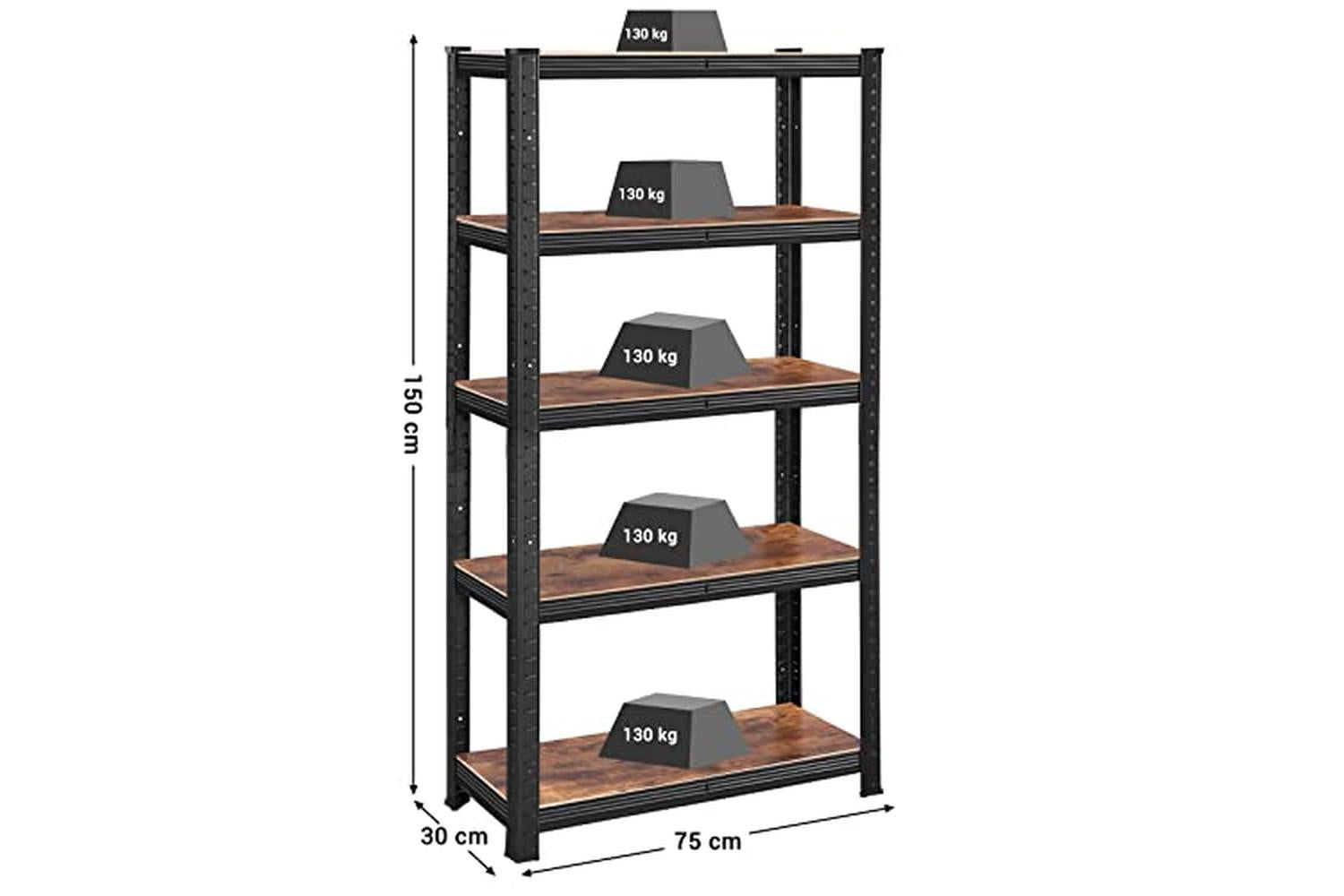 Songmics GLR030B01 Standing Shelf-3