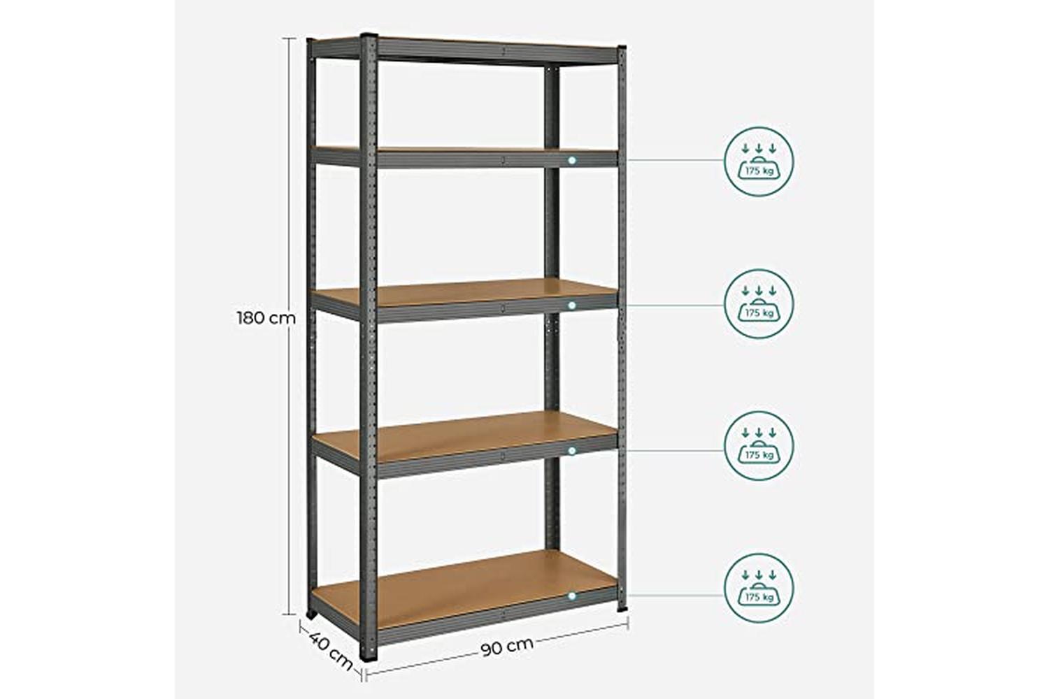 Songmics GLR040G01 Heavy-Duty Shelf-5