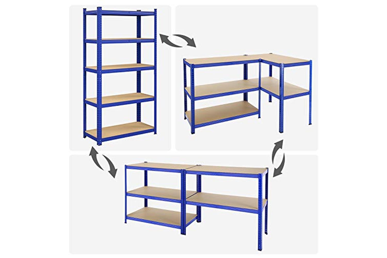 Songmics GLR040Q01 Storage Rack | Blue-2