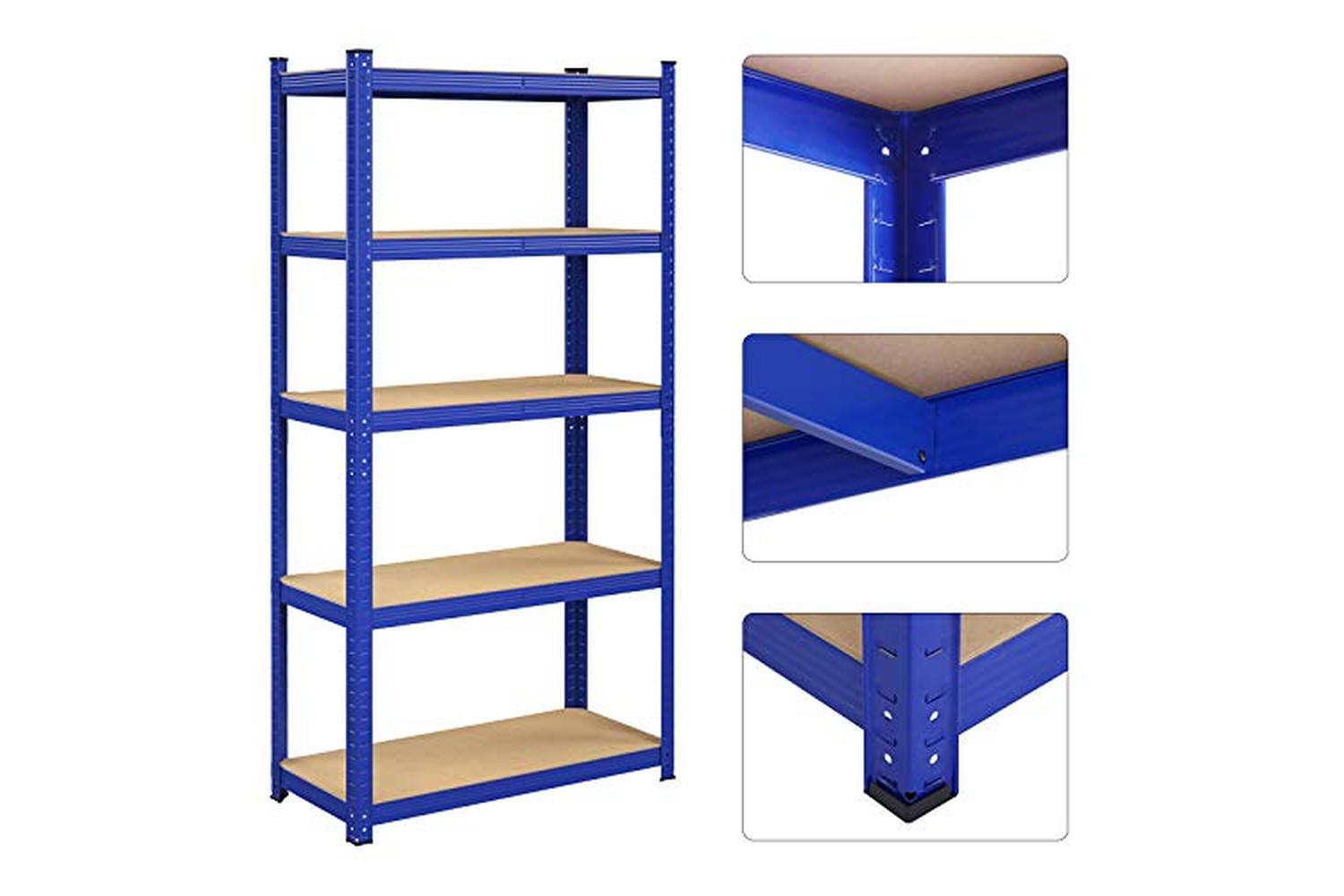 Songmics GLR040Q01 Storage Rack | Blue-6
