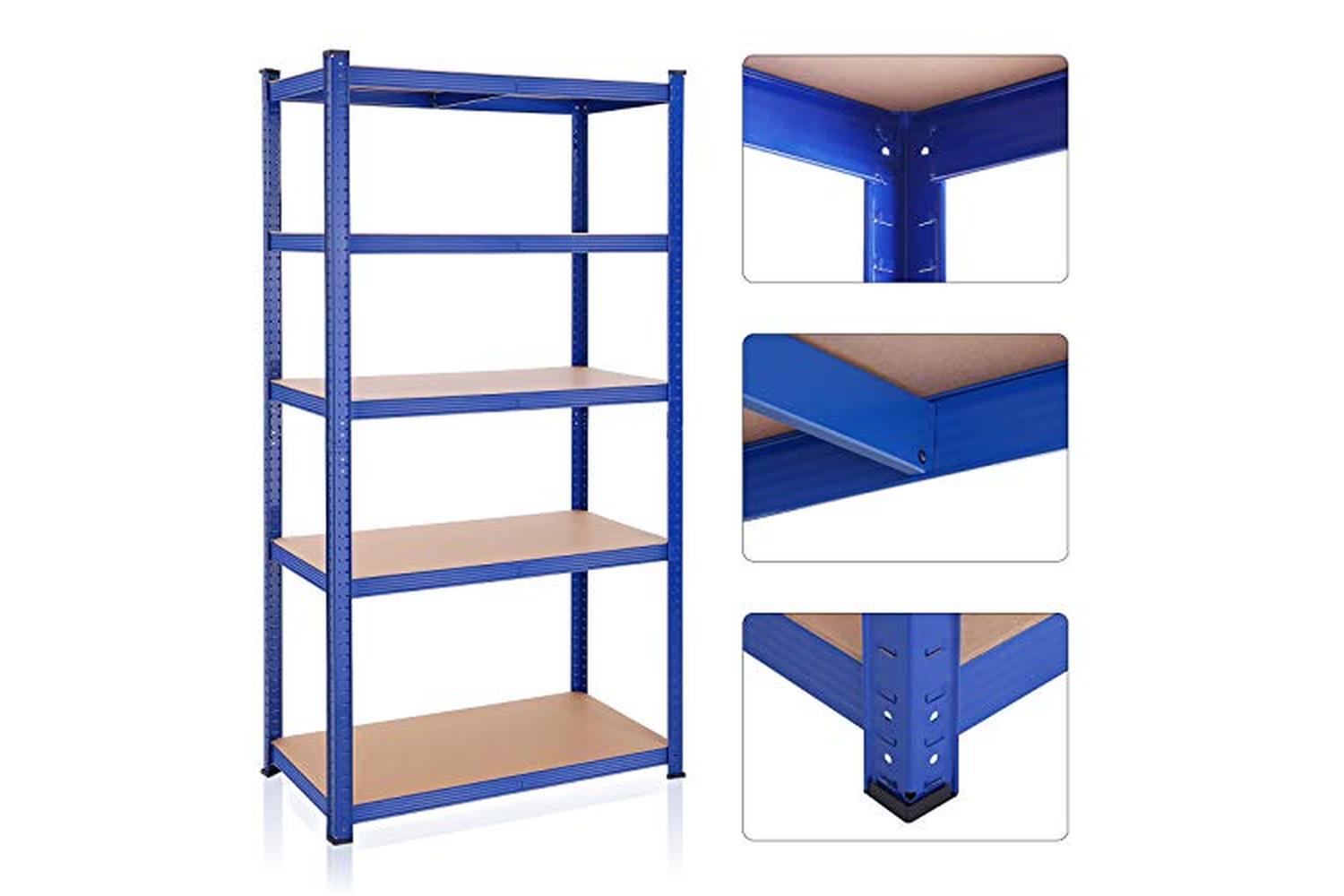 Songmics GLR050Q01 Storage Rack | Blue-5