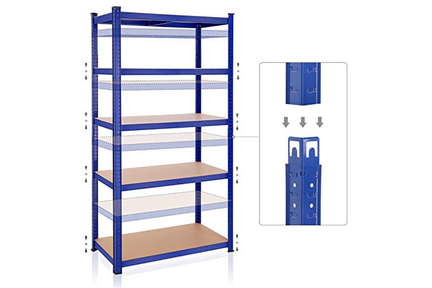 Songmics GLR050Q01 Storage Rack | Blue-6