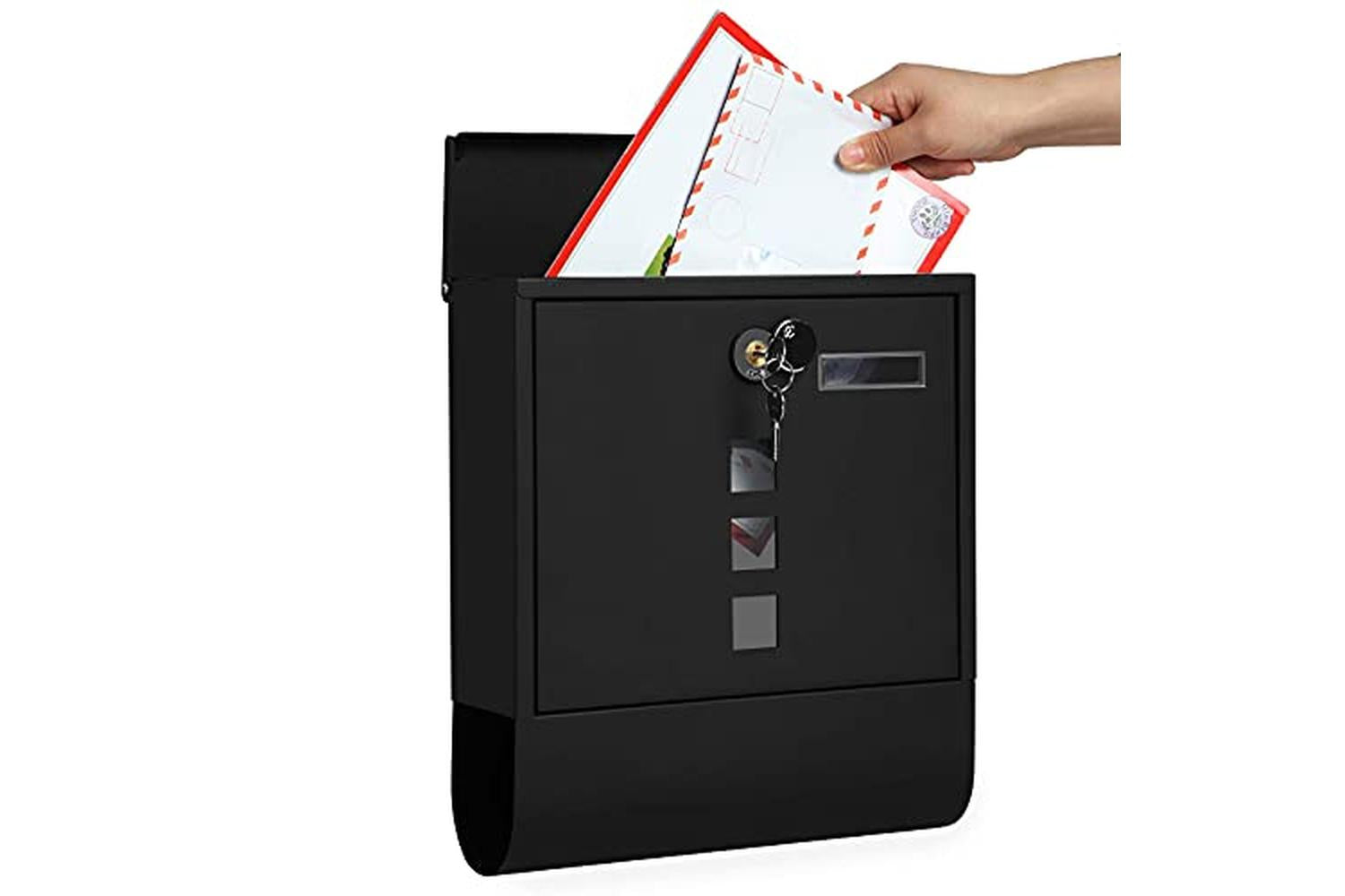 Songmics GMB020B02 Mail Box | Black-3