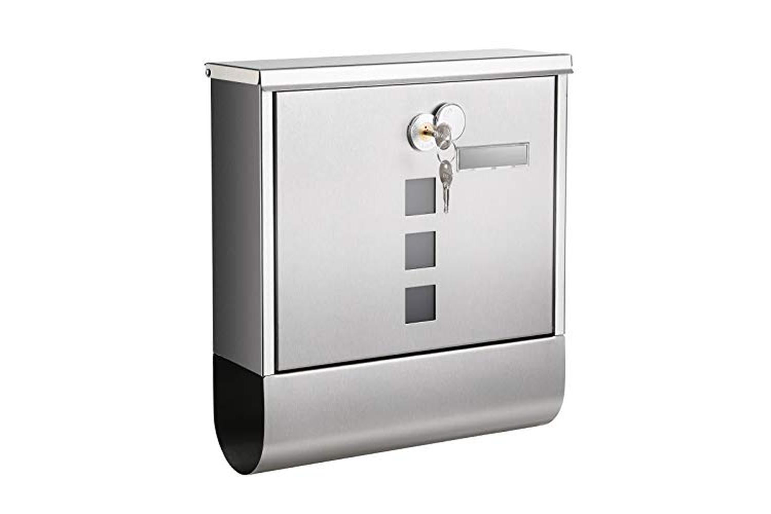 Songmics GMB020S02 Mail Box Made of Stainless Steel | Silver