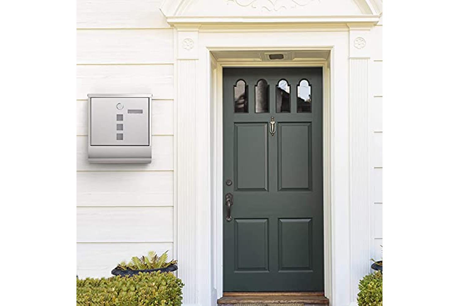 Songmics GMB020S02 Mail Box Made of Stainless Steel | Silver-2