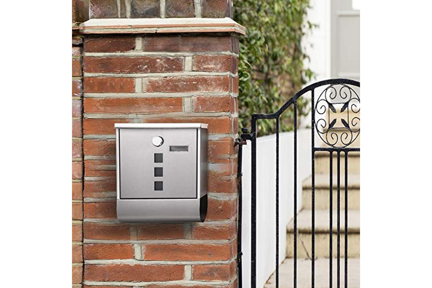 Songmics GMB020S02 Mail Box Made of Stainless Steel | Silver-7