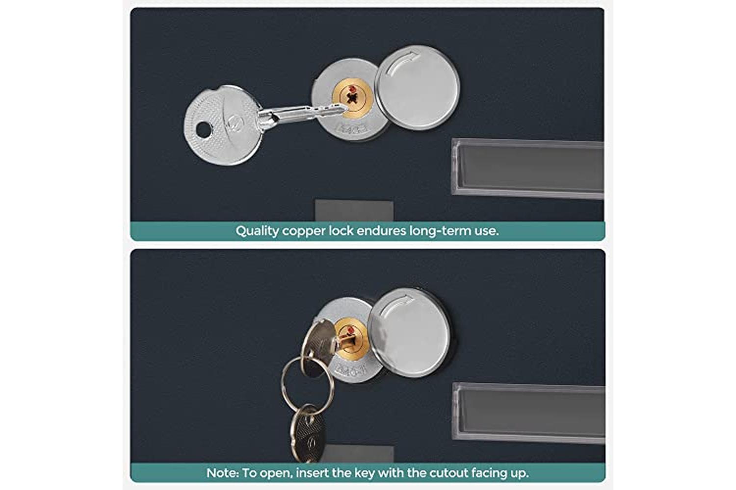 Songmics GMB20AG Wall Mounted Mailbox-4