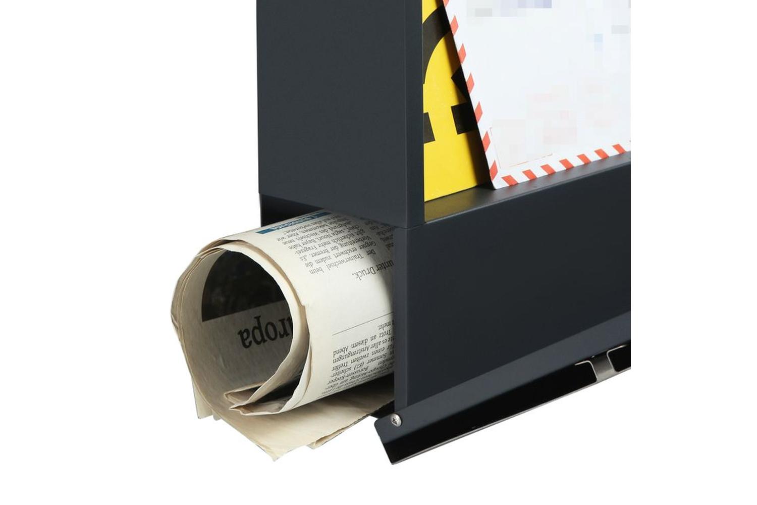 Songmics GMB51AS Mail Box with Newspaper Compartment-6
