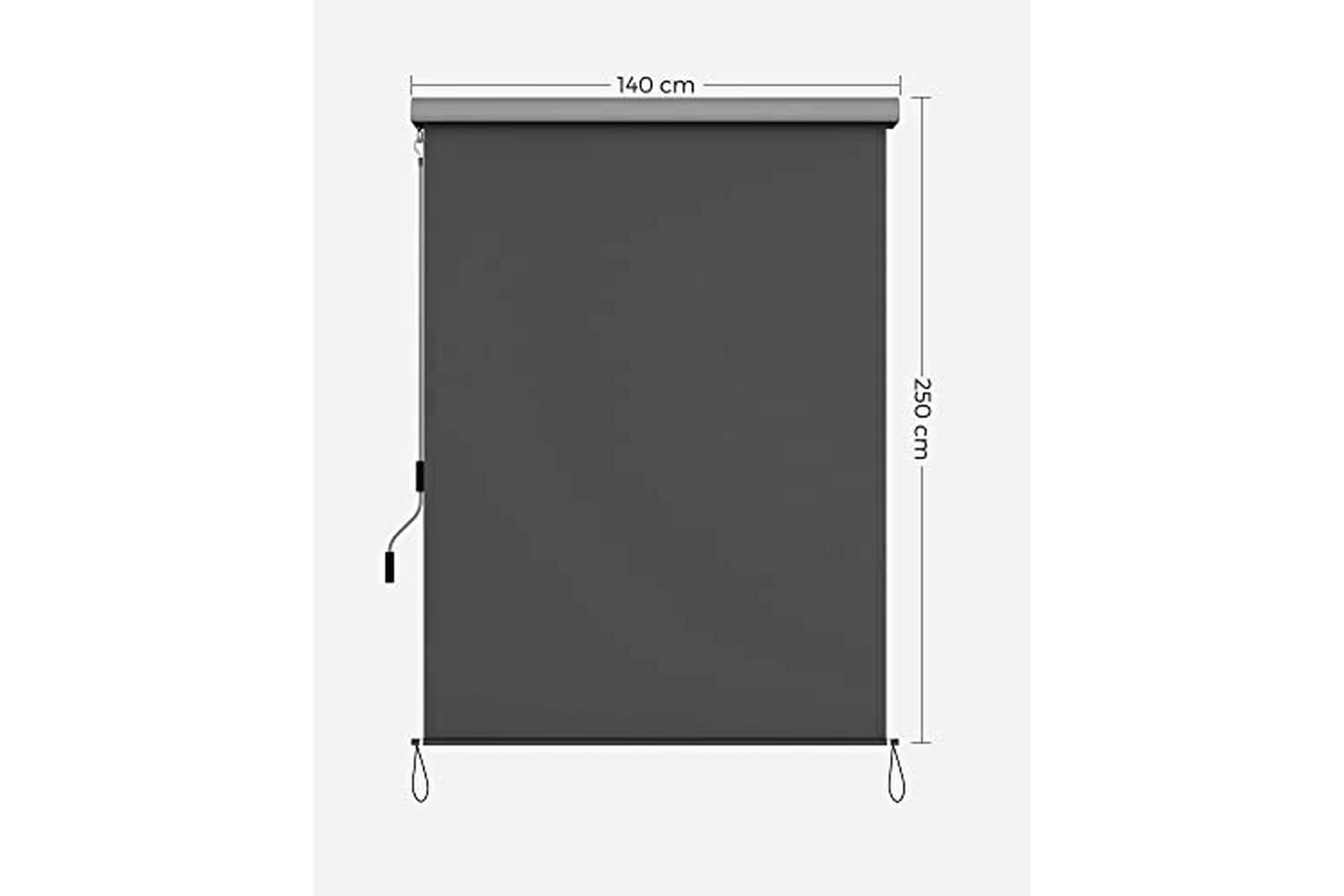 Songmics GSA145GY Vertical Awning | Anthracite-2