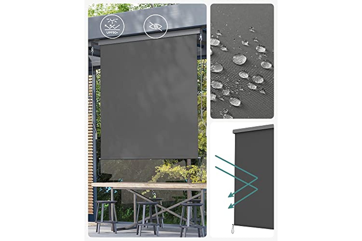 Songmics GSA145GY Vertical Awning | Anthracite-5