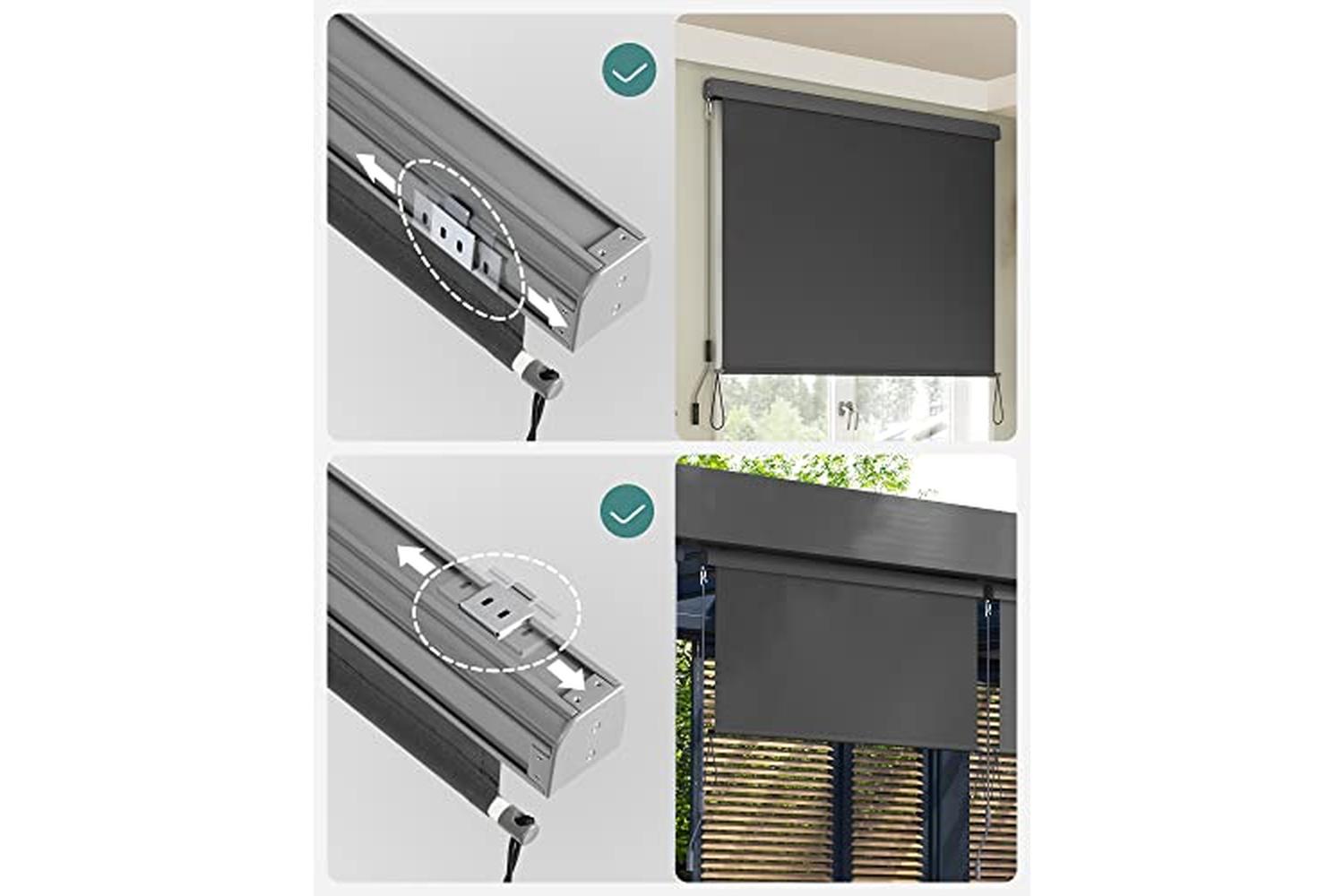 Songmics GSA145GY Vertical Awning | Anthracite-6
