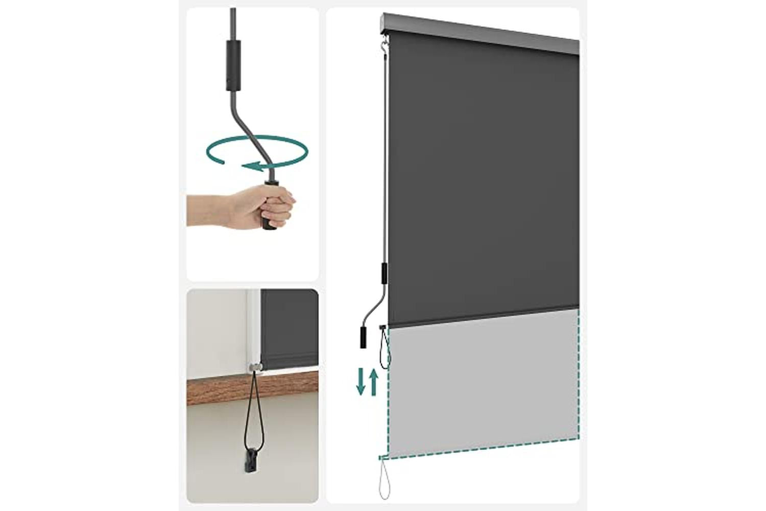 Songmics GSA145GY Vertical Awning | Anthracite-7