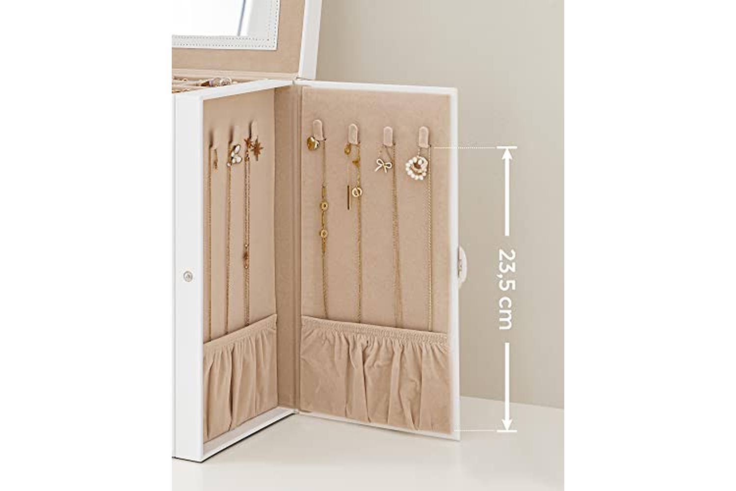 Songmics JBC152W01 Jewelry Box with 6 Level-4
