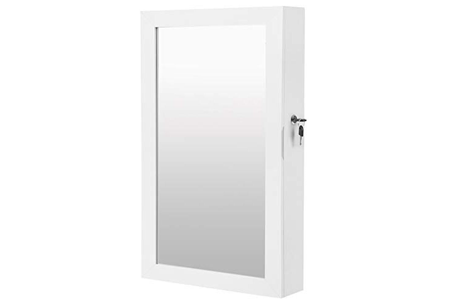 Songmics JBC51W Stylish Hanging Jewelry Cabinet