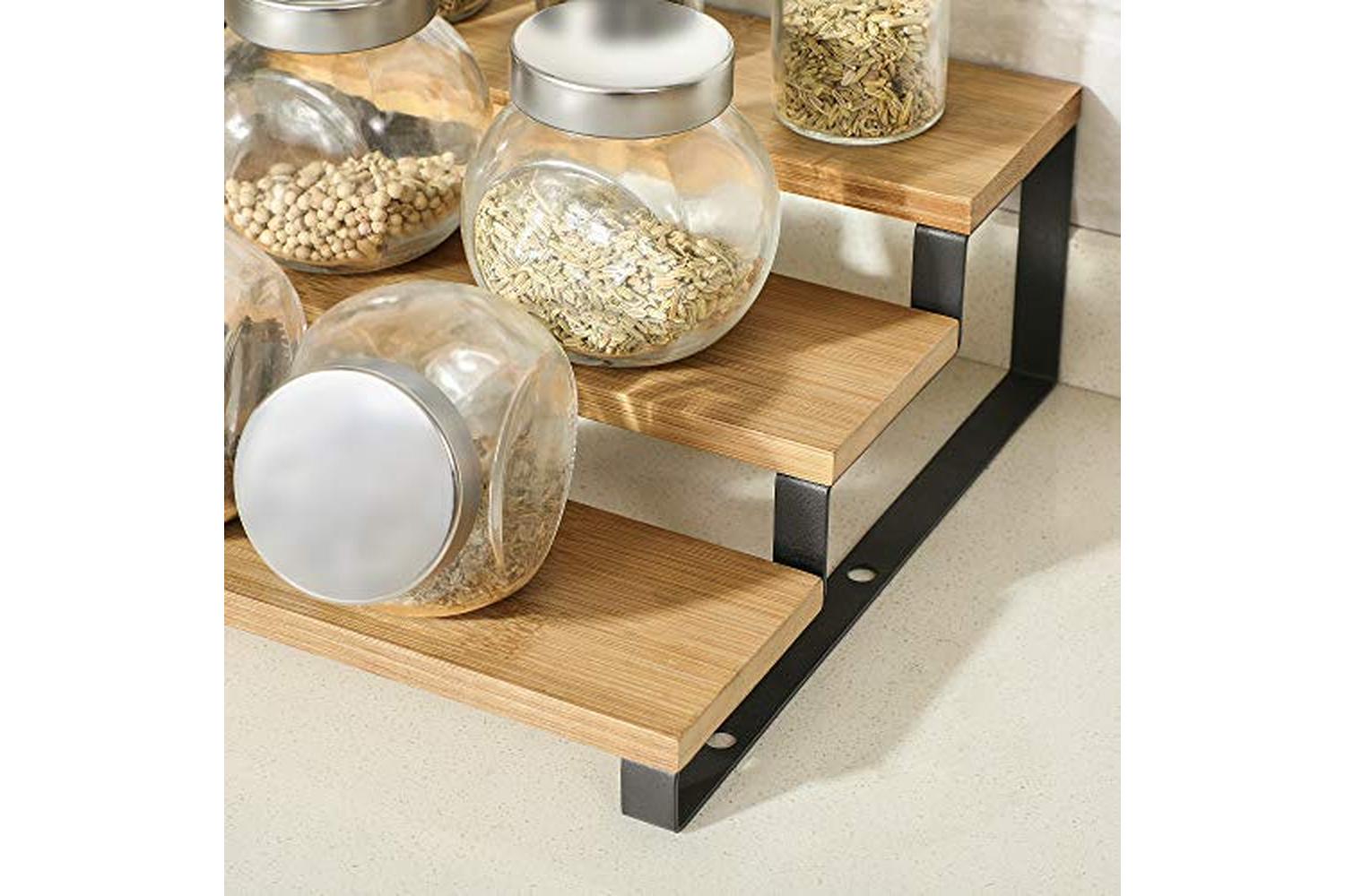 Songmics KCS016N01 Spice Rack | Set of 2 | Natural Black-5