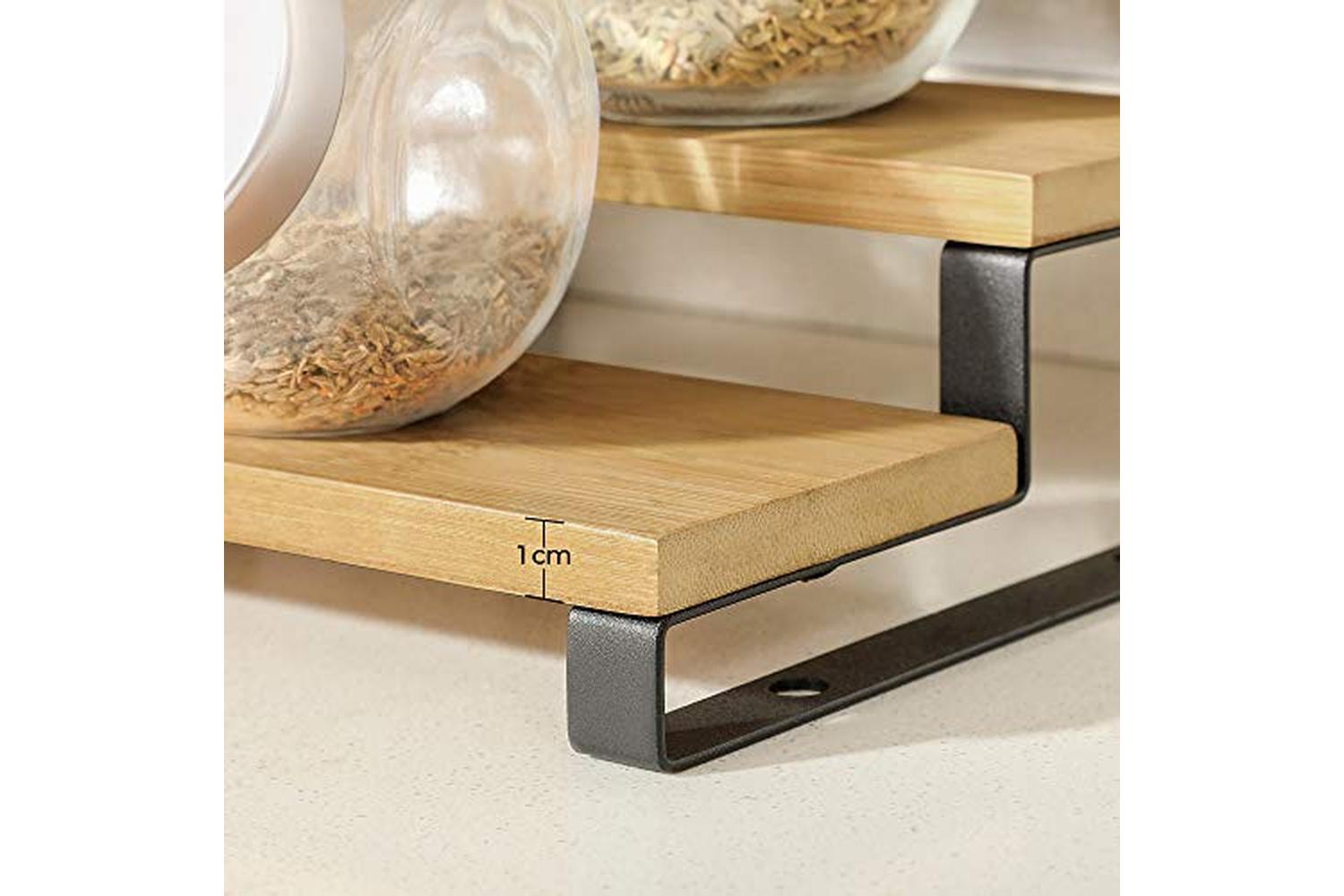 Songmics KCS016N01 Spice Rack | Set of 2 | Natural Black-6