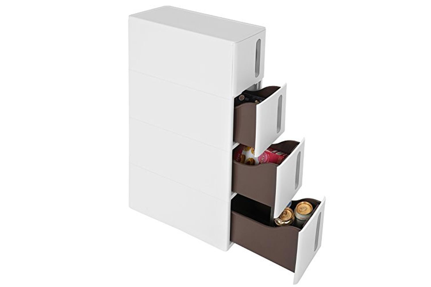 Songmics KFR08WT Niche Shelf with 4 Drawers-7