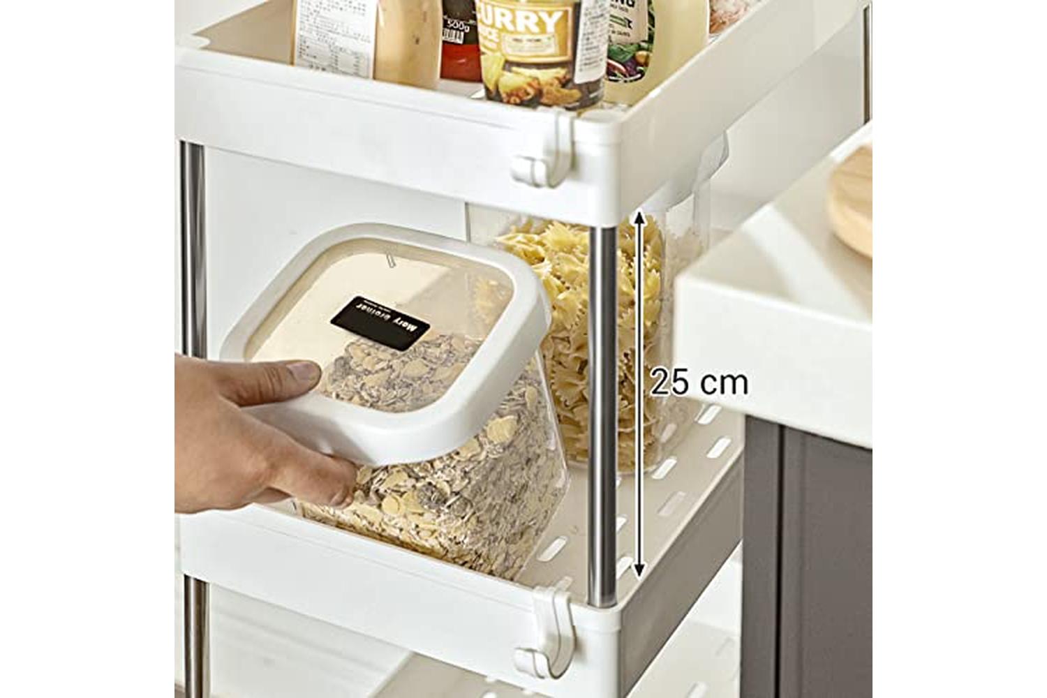 Songmics KSC10WT Space-Saving Kitchen Shelf-5