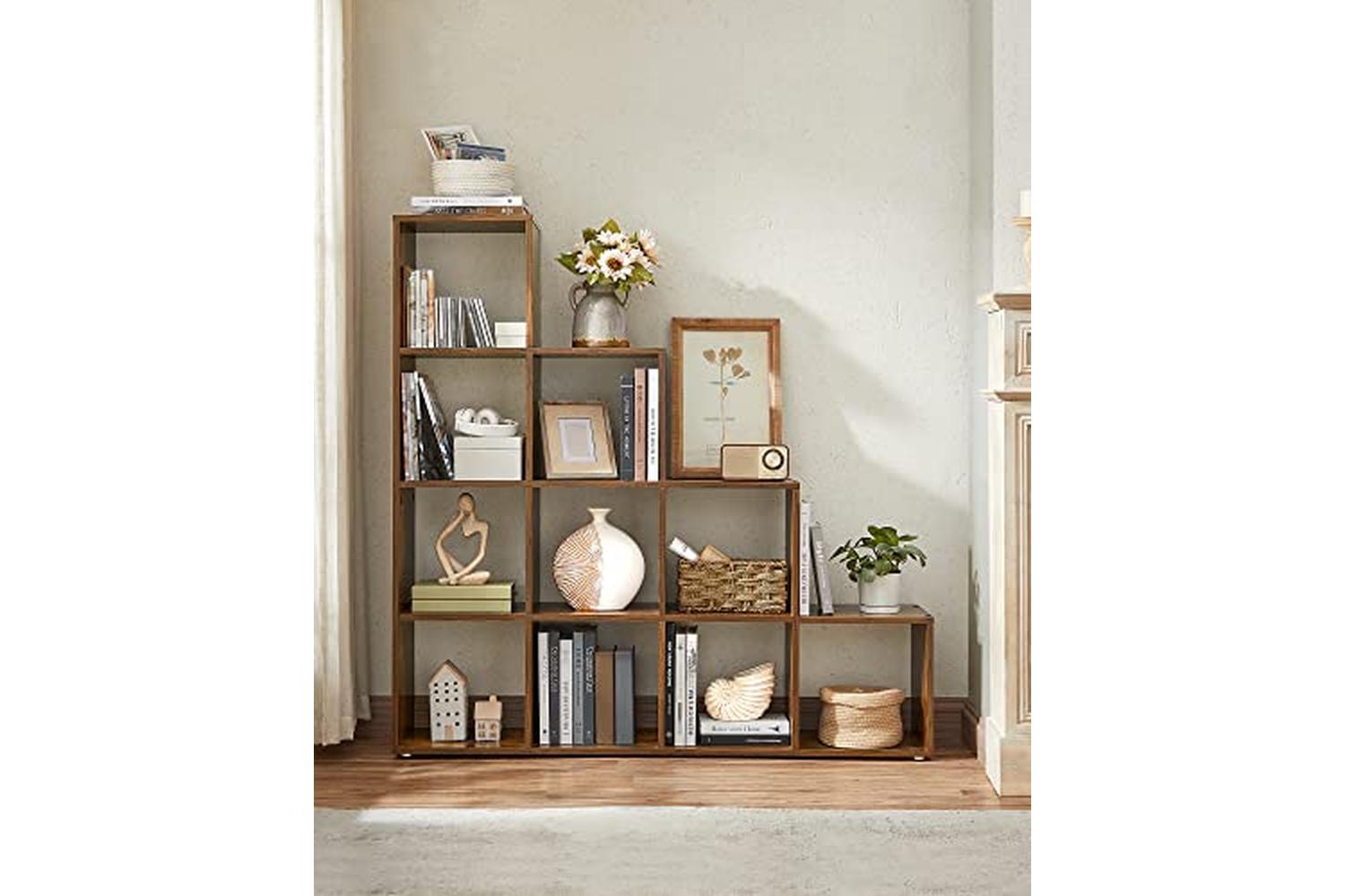 Vasagle LBC10BX Bookshelf with 10 Cubes-7