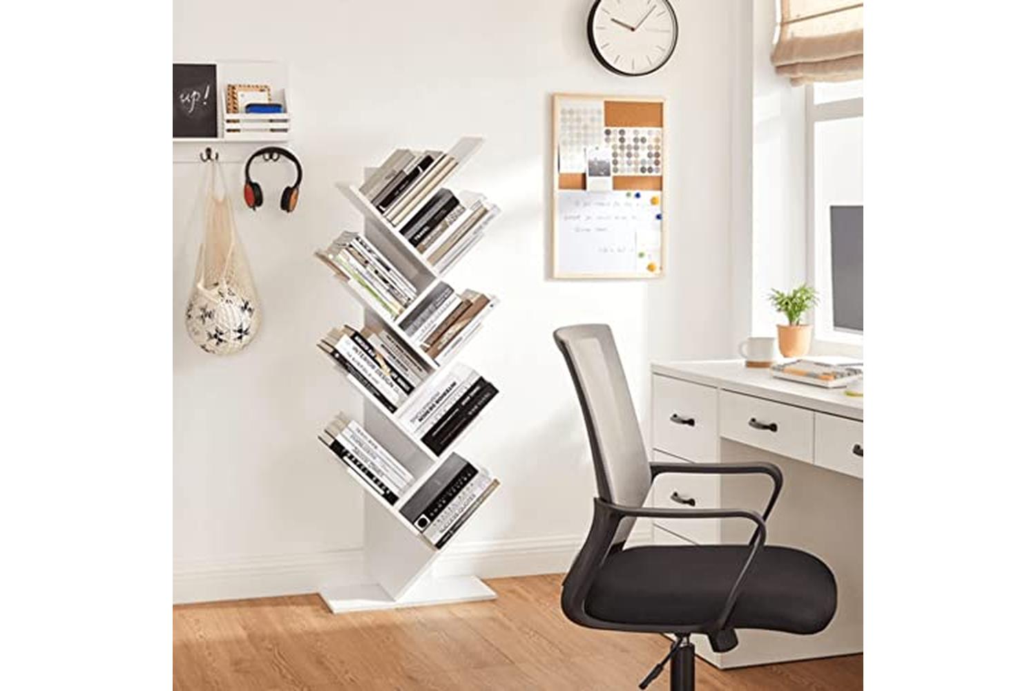 Vasagle LBC11WTV1 Tree Shaped Bookshelf 8 Levels-2