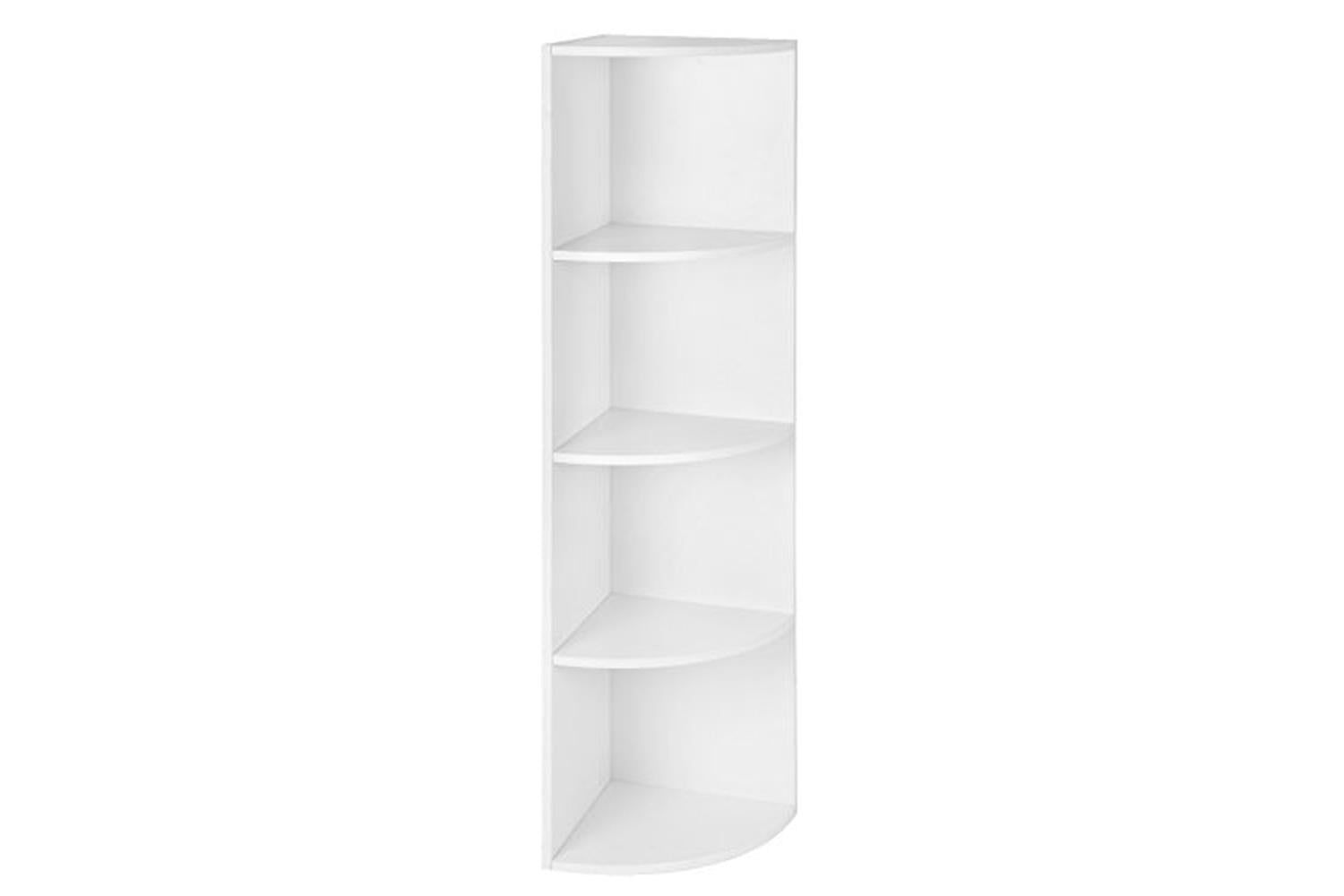 Vasagle LBC42WT Corner Shelf with 4 Shelves | White