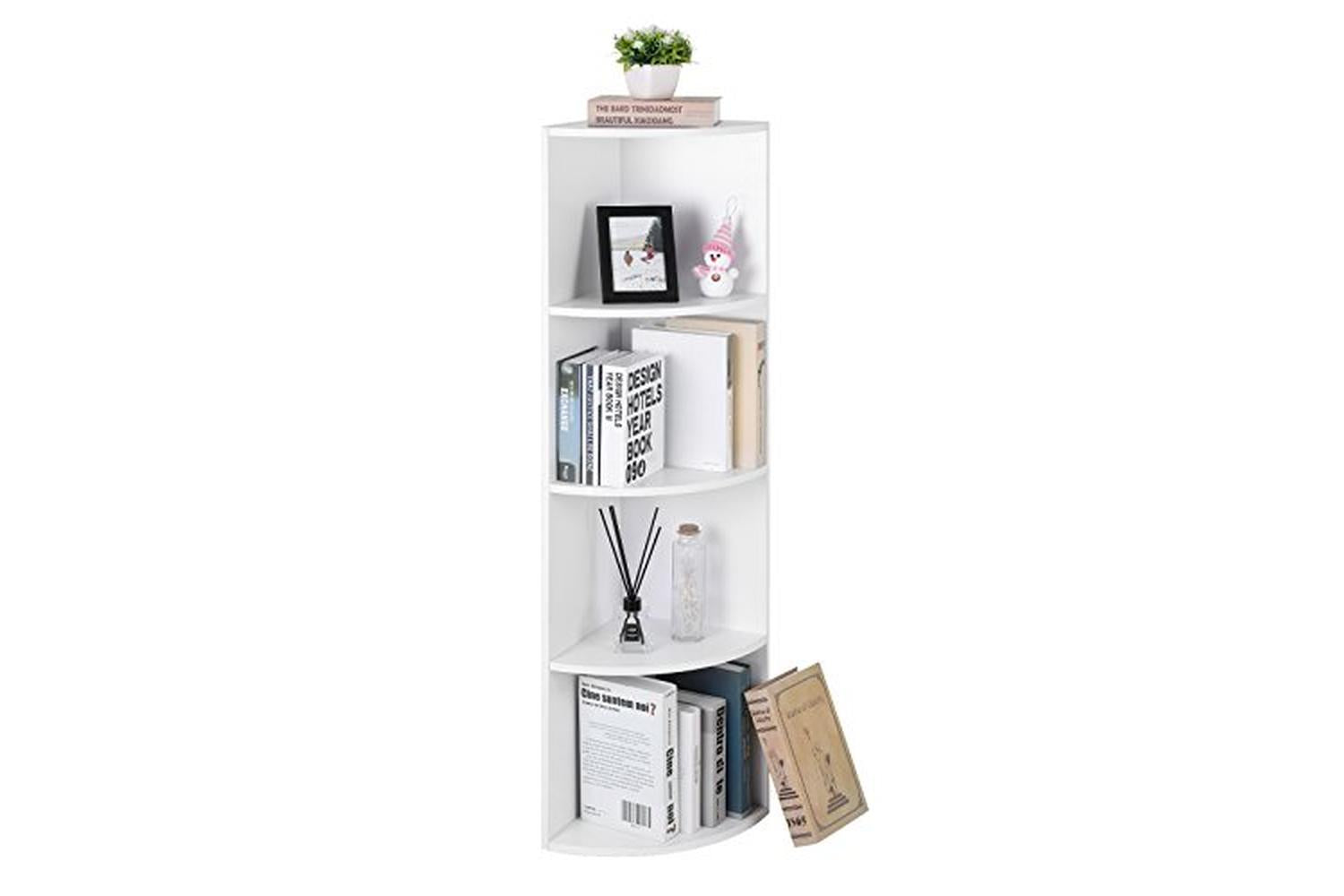 Vasagle LBC42WT Corner Shelf with 4 Shelves | White-6